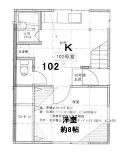 パートナー阿佐谷【1階】の間取り