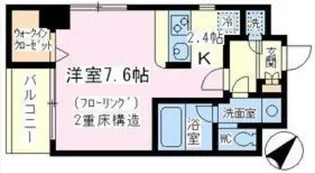 BLOSSOM TSUKUDA【5階】の間取り