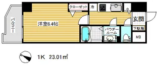 プレサンスみなと元町駅前【3階】の間取り