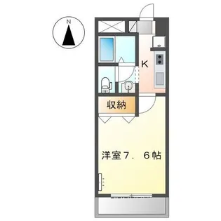 愛知県長久手市岩作早稲田【マンション】の間取り