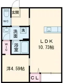 Nana B棟【1階】の間取り