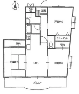 ハレクラニII【4階】の間取り