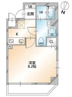 オーキッドレジデンス本駒込【3階】の間取り