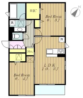 Vi Quante(ヴィ・クウォンテ)【1階】の間取り