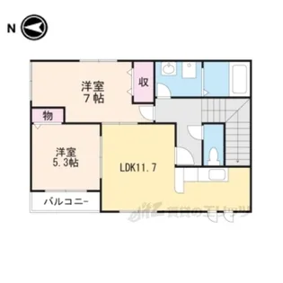 メイプルヴィラ【2階】の間取り