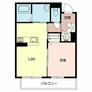 ヒルズ エルドラード【2階】の間取り