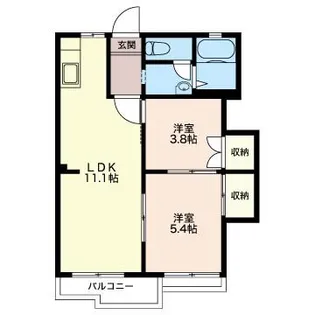 ポート・ヴィレッジ【2階】の間取り