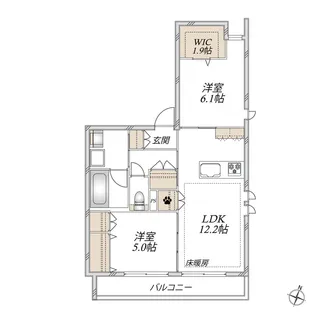 フォルトゥーナ【2階】の間取り