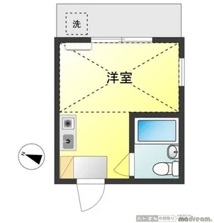 サンリバーハイム【1階】の間取り