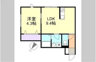 アトレーユ【1階】の間取り
