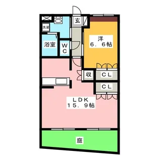 イル・ニード【1階】の間取り
