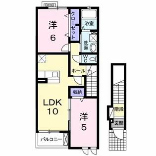 クレストガーデンIV【2階】の間取り