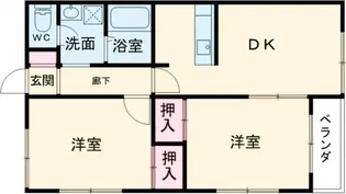 ウィンズフィールドB【1階】の間取り