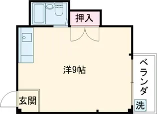 スチュディオエトレ88【2階】の間取り