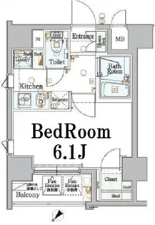 エクシム西巣鴨【10階】の間取り