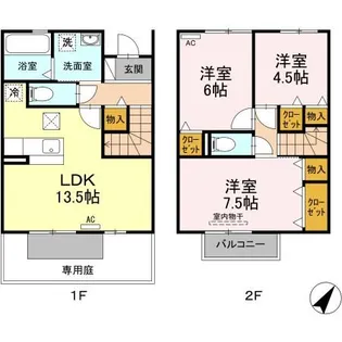 リサイア C棟の間取り