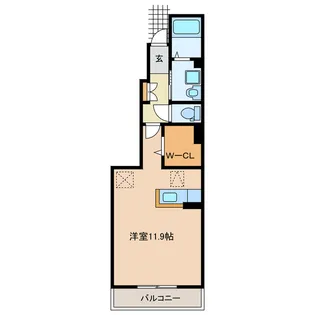 セントラル スクエアI【1階】の間取り