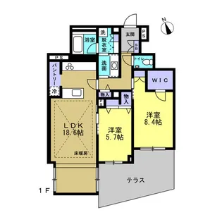 サウザン ド ドリーム ハウス【1階】の間取り