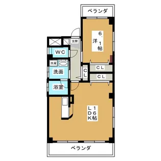 MIDORIマンション【3階】の間取り