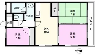 グリーンヒル セゾン【2階】の間取り
