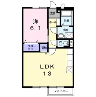 アネックスプラザC【2階】の間取り