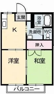 パークアベニュー 2号【1階】の間取り