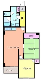 穂高第20ブラザーズビル【4階】の間取り