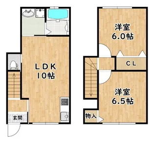 モルゲン塚本【2階】の間取り