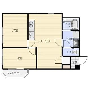 テラスレジデンス鳴海B棟【8階】の間取り