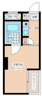 メゾン・ド・ヤマテ【2階】の間取り