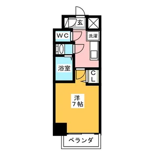 クラシタイヤー新栄【5階】の間取り