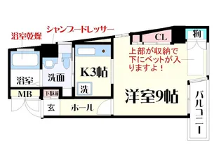 MORECRESTII【2階】の間取り
