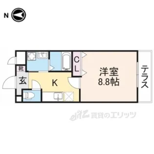 マヤウイングス【1階】の間取り