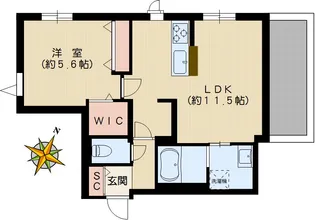 エミネンス千駄木【3階】の間取り