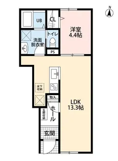 リーブルファイン川口桜町【1階】の間取り