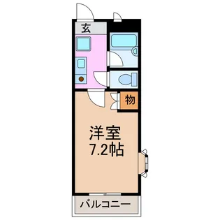 サンライズパレス【3階】の間取り