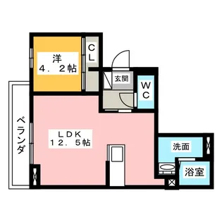 GROWTHマンション【2階】の間取り