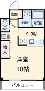 M.GREENHARMONY【2階】の間取り