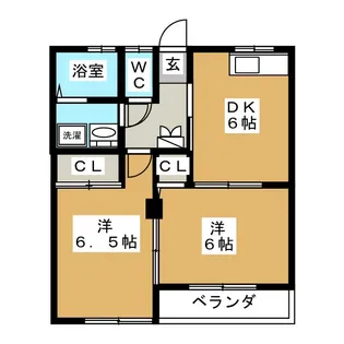 プレジオ根岸【1階】の間取り