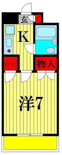 ベルシティ【7階】の間取り