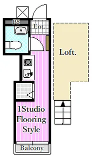 エクセル7・6【2階】の間取り