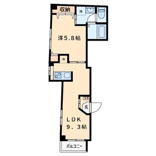 Casa Chiara【1階】の間取り