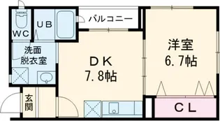 にゃんこハイツ【2階】の間取り