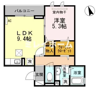 グランシャリオ大森【1階】の間取り