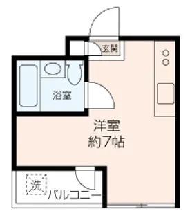 シャトル大恵E【1階】の間取り