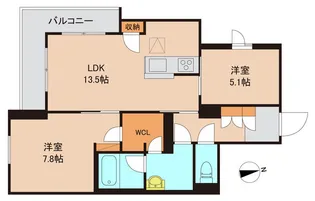 スターベル【1階】の間取り