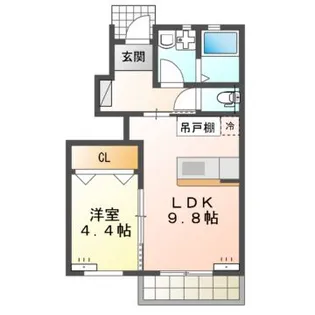 セレーノ【1階】の間取り