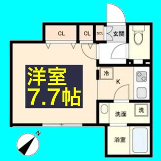 Branche覚王山【3階】の間取り