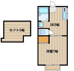 シャトー谷治1【2階】の間取り