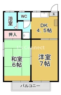 ロマネA棟【2階】の間取り